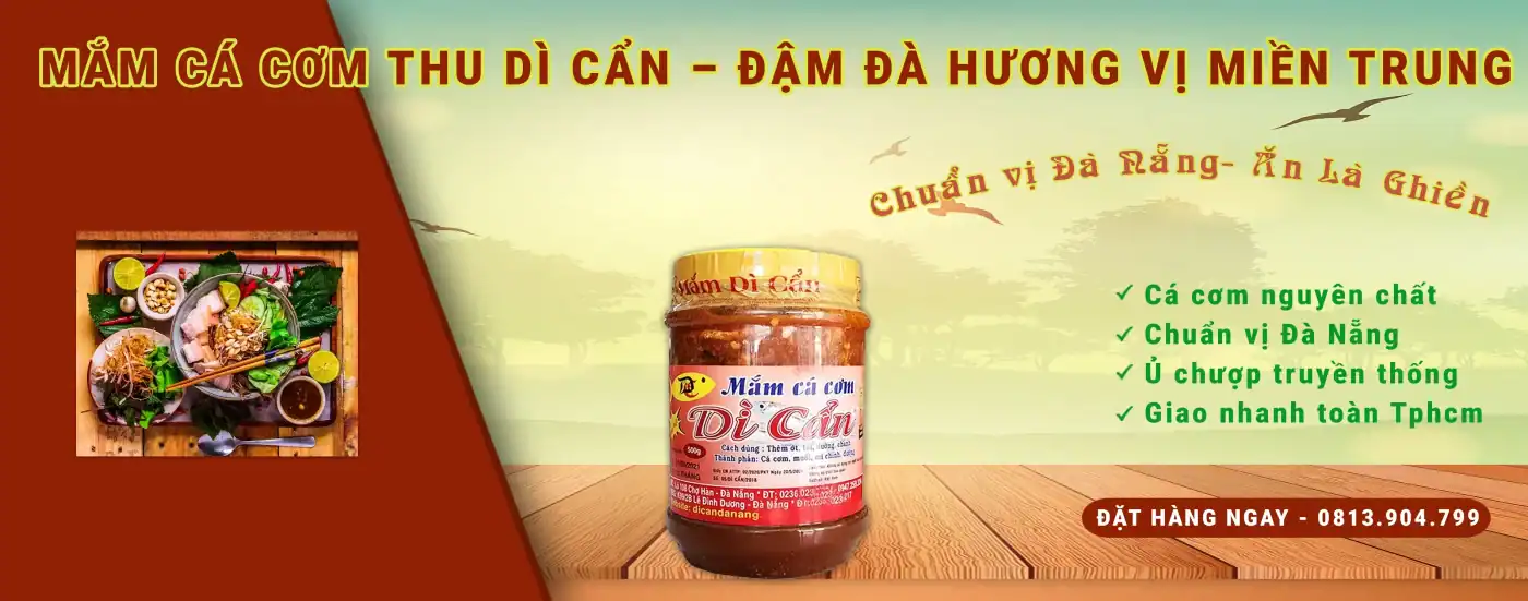 mắm cá cơm thu Dì Cẩn