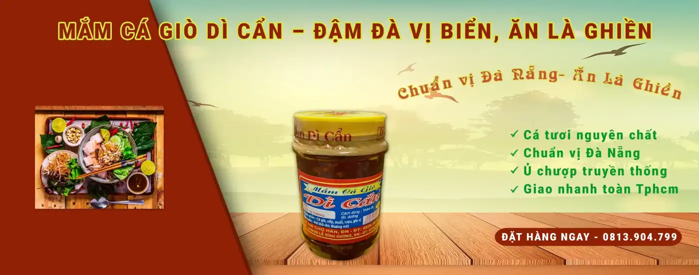 mắm cá giò Dì Cẩn